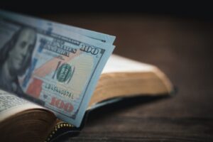 money inside the bible